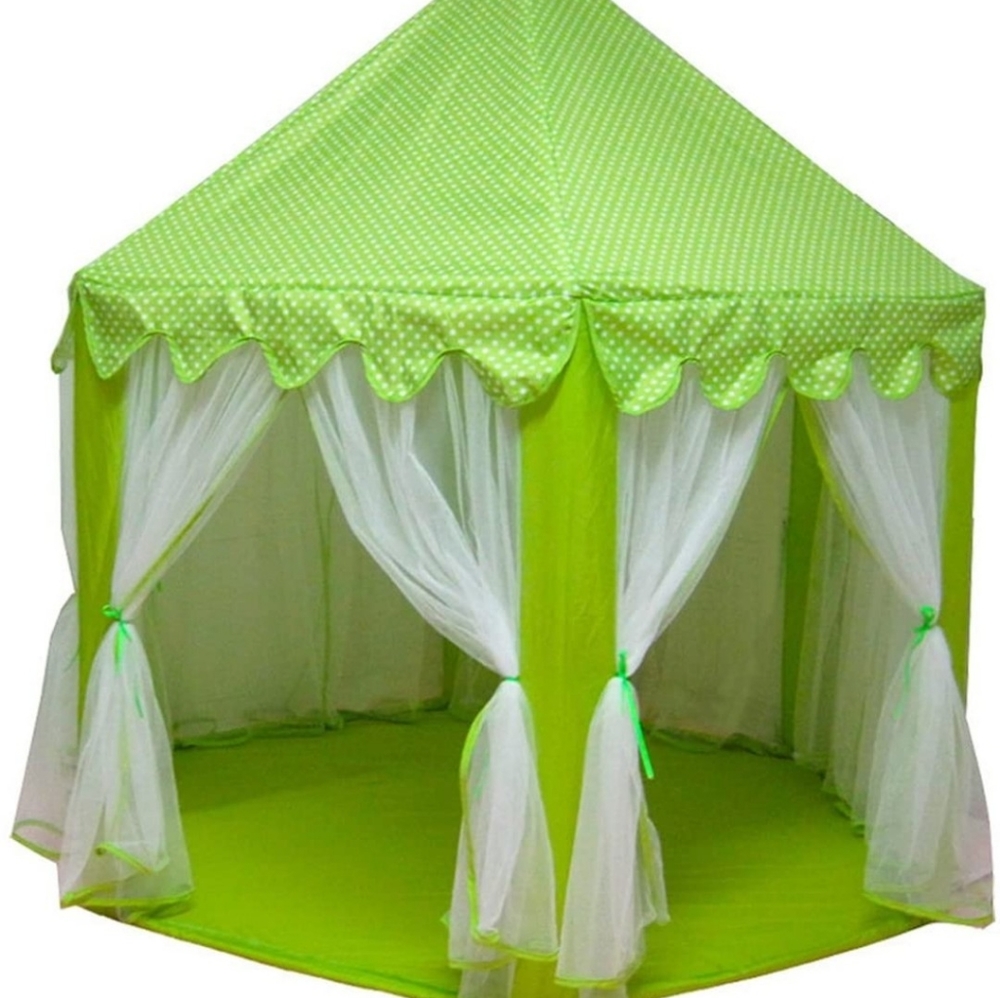 Princess Castle Play Tent with LED Lights